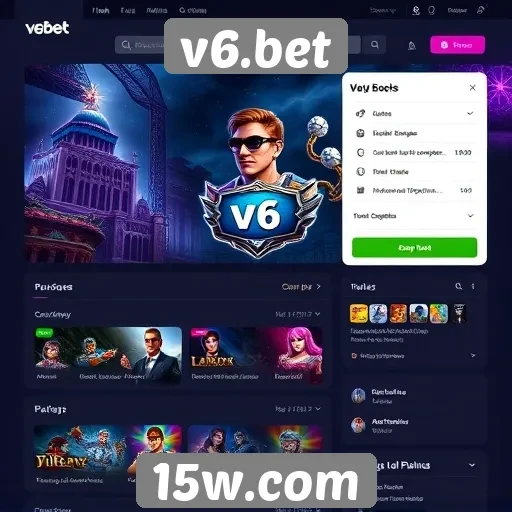 Interface intuitiva melhora experiência no v6.bet