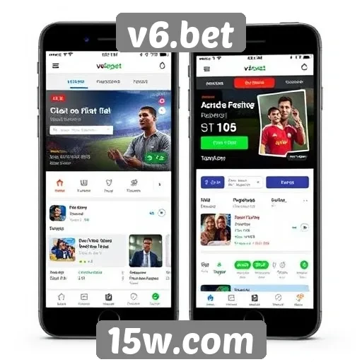 Funcionalidades de mobile do site v6.bet