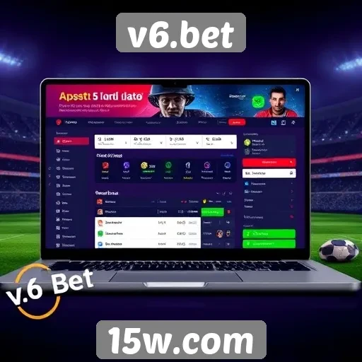 Usabilidade e design do site v6.bet